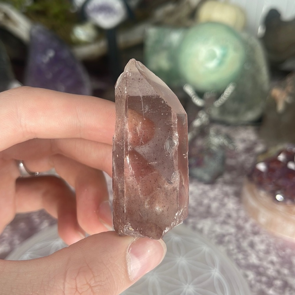 Aaa Quality Pink Lemurian Quartz